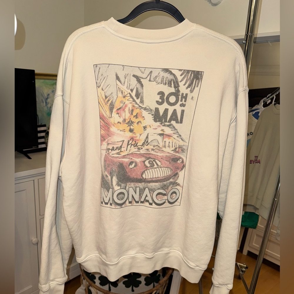 SETActive Graphic Crewneck - cream Monaco